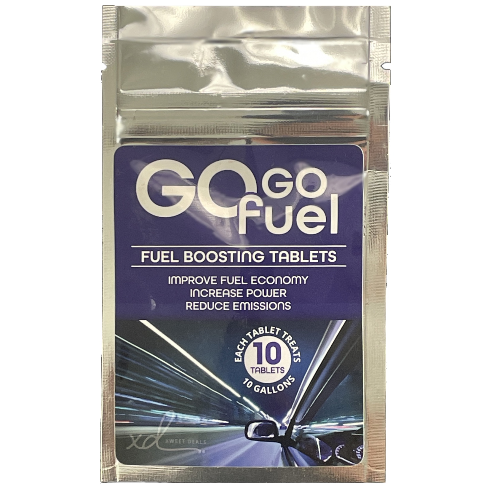 GOGO Fuel Boosting Tablets 1 Tab Treats 10 Gallons 
