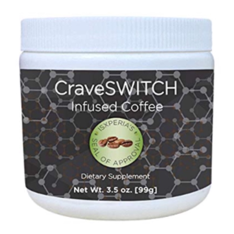 CraveSWITCH Bold Coffee - Colombian Arabica Coffee with Antioxidants - Infused Nootropic Thermogenic Smart Coffee - Naturally Support Energy Levels - 3.5 Oz Powder Mix, 30 Servings